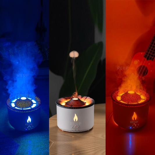 Knight Volcano Flame Diffuser Humidifier - KCShopping