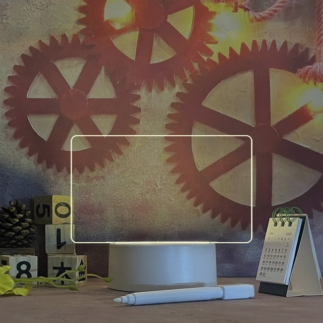 Glowing Memo Night Light - KCShopping