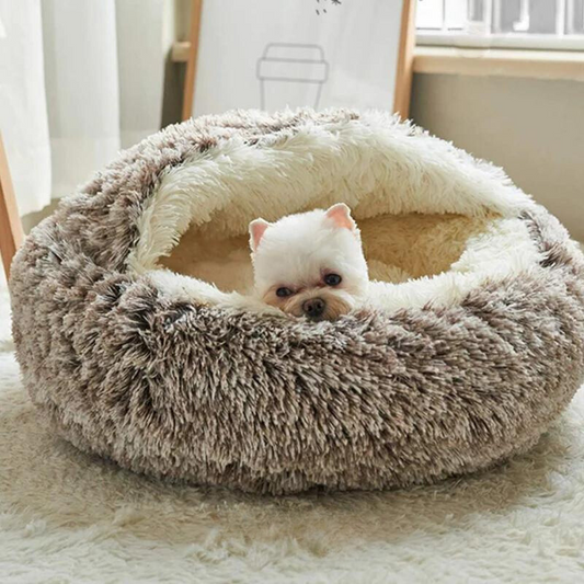Snuggle Haven Plush Pet Bed - KCShopping