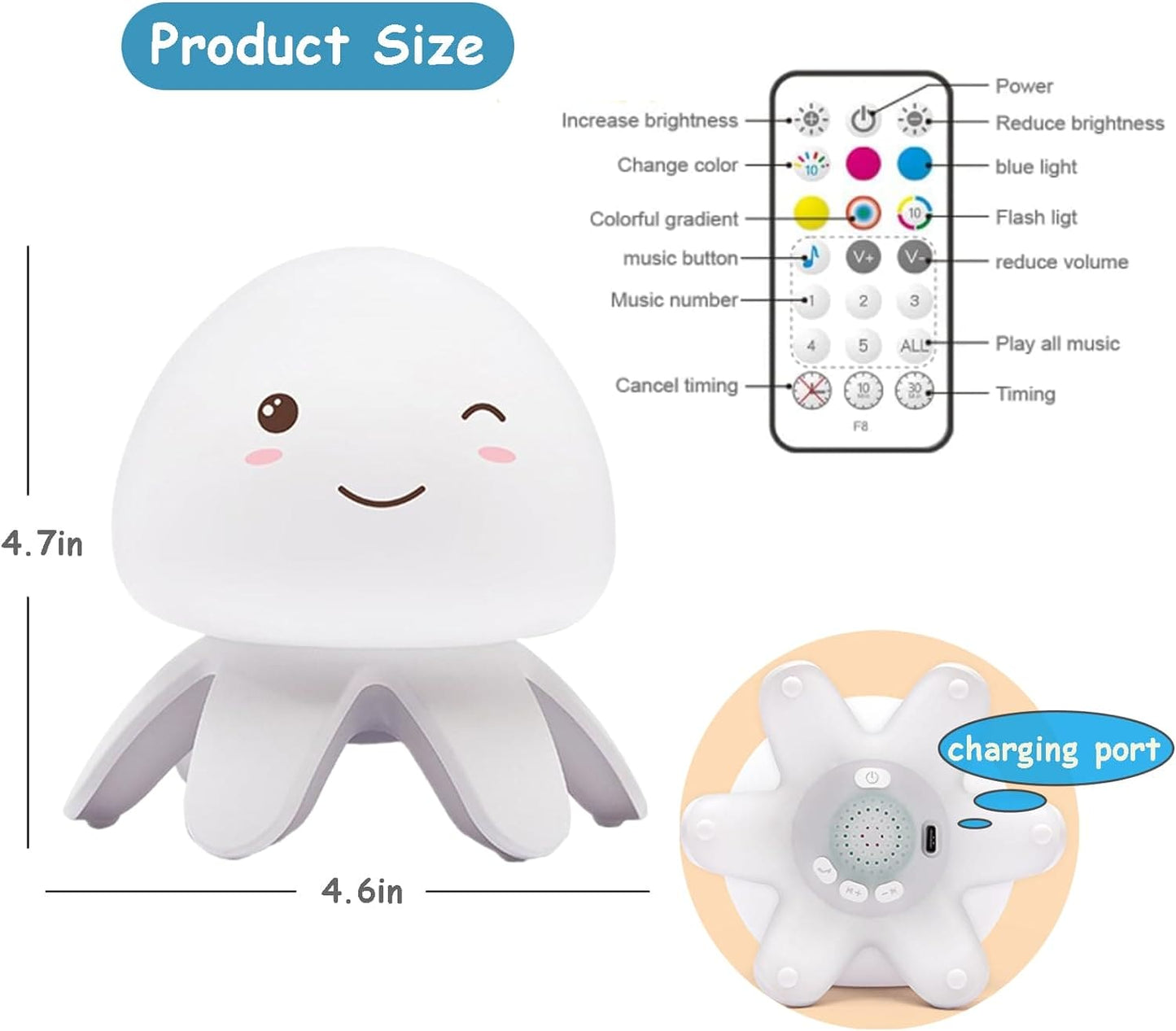 Magical Jellyfish Night Light - KCShopping