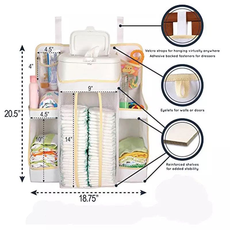 Ultimate Baby Crib Storage Solution - KCShopping