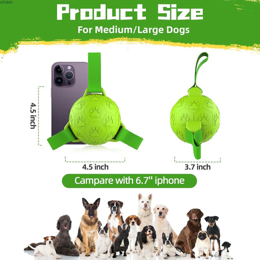 Durable Interactive Dog Soccer Ball - KCShopping