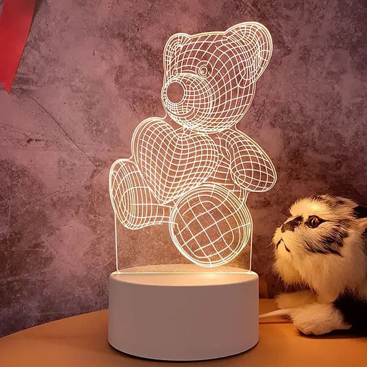 3D Bear Night Lamp - KCShopping