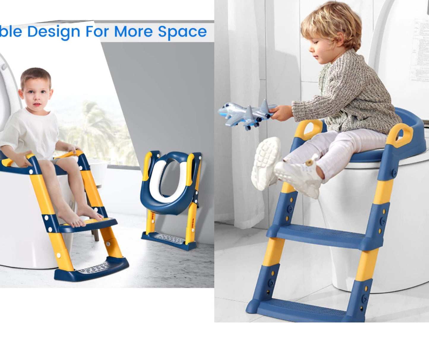 Toddlers' Safe Toilet Ladder - KCShopping