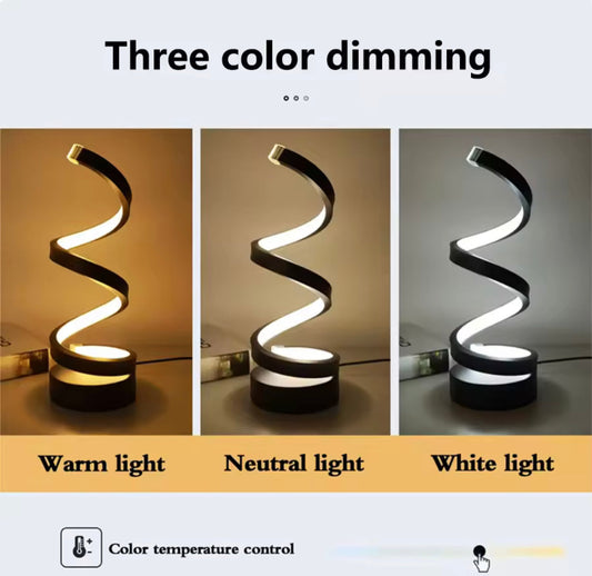 Gleaming Spiral Glow Lamp - KCShopping