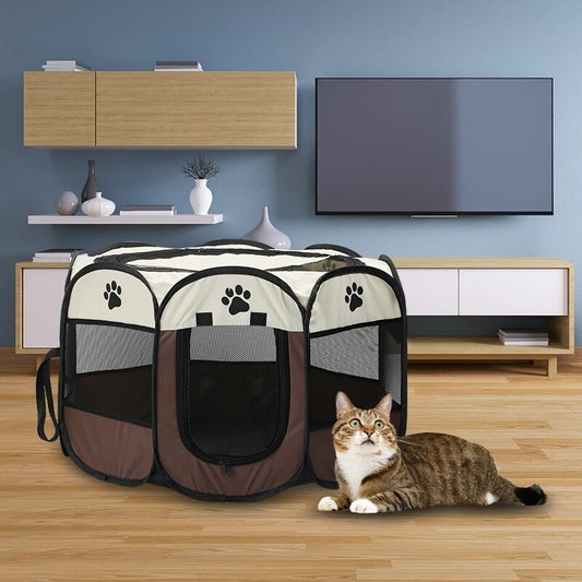 Breezy Pup: Portable Folding Pet Tent - KCShopping