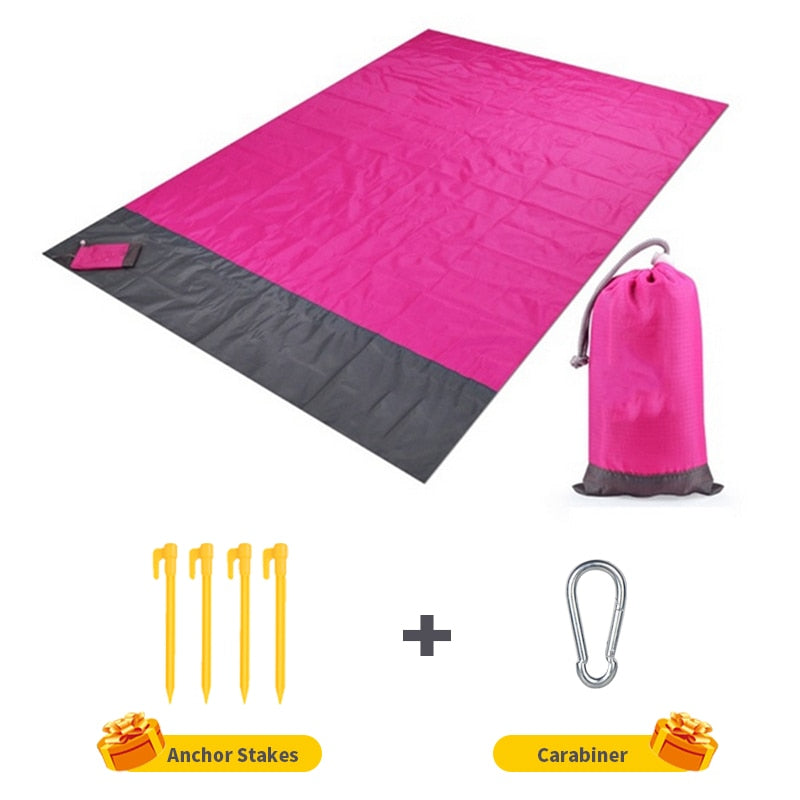 Tapis de plage portable 