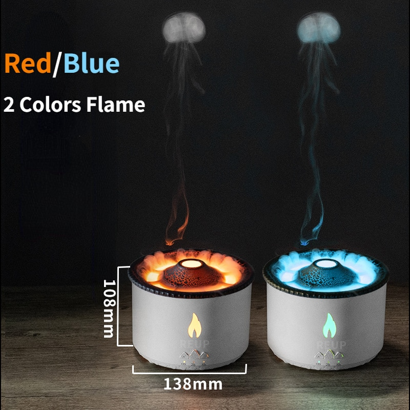 Knight Volcano Flame Diffuser Humidifier - KCShopping