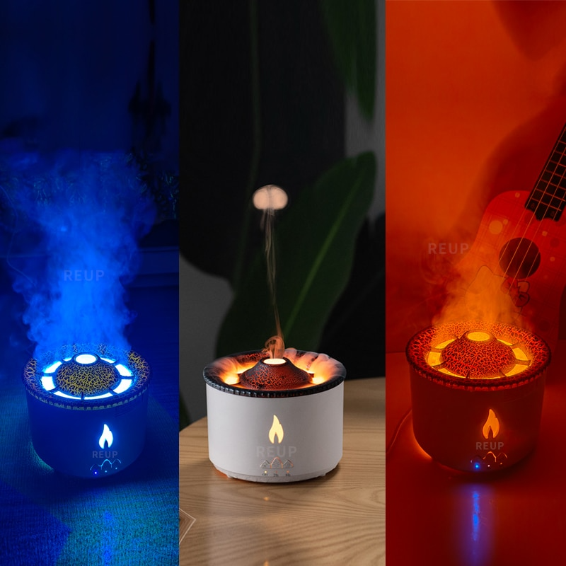 Knight Volcano Flame Diffuser Humidifier - KCShopping