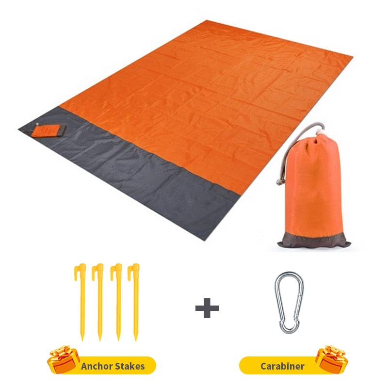Tapis de plage portable 