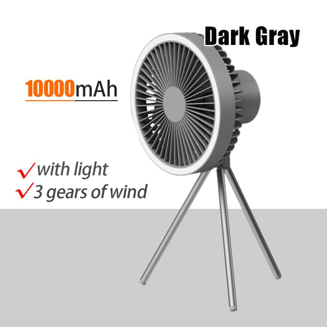 Ventilateur de camping portable 