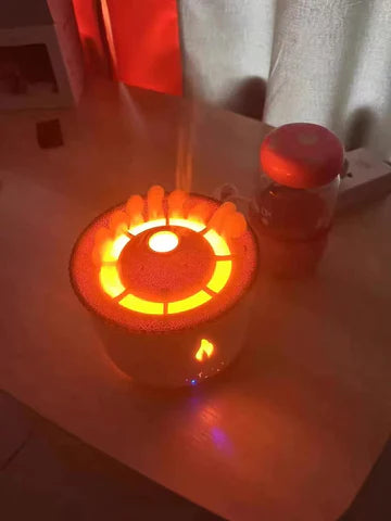 Knight Volcano Flame Diffuser Humidifier - KCShopping