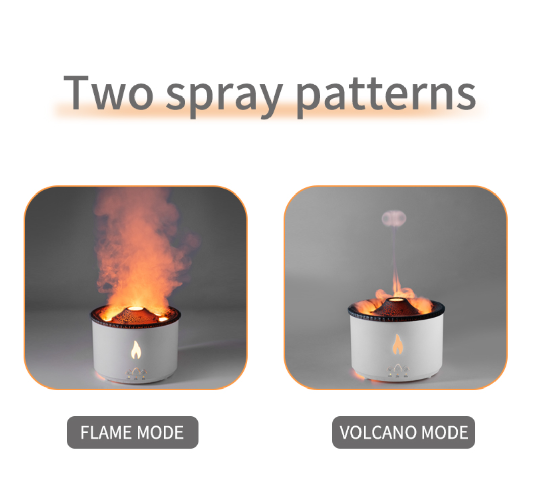 Knight Volcano Flame Diffuser Humidifier - KCShopping