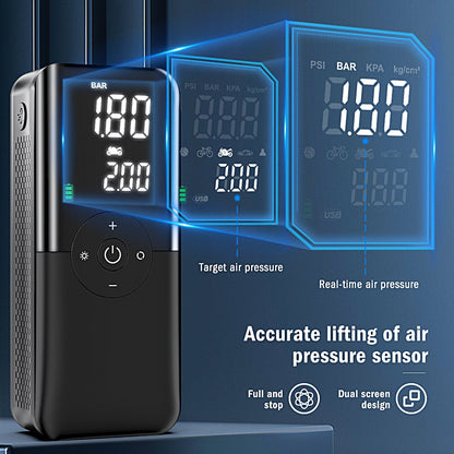 Pompe à air portable 12 V pour véhicules et vélos