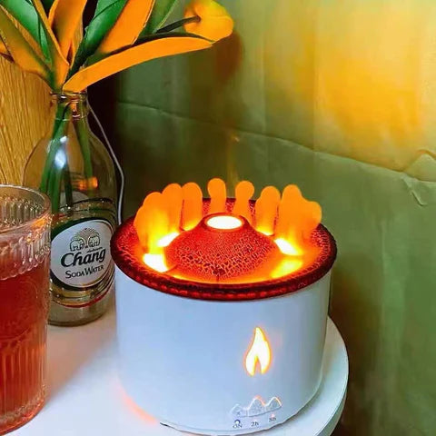 Knight Volcano Flame Diffuser Humidifier - KCShopping