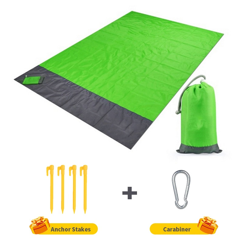 Tapis de plage portable 
