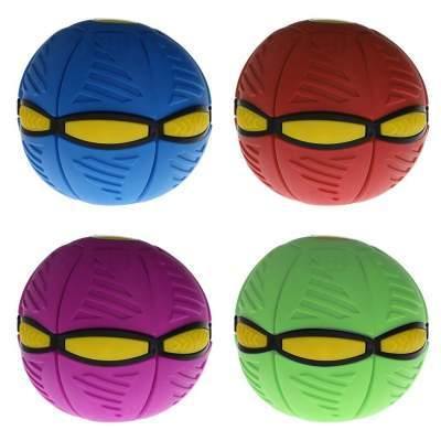 Fliegender UFO-Flachwurf-Discball mit LED-Licht und Musik, magischer fliegender Ball