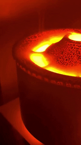 Knight Volcano Flame Diffuser Humidifier - KCShopping