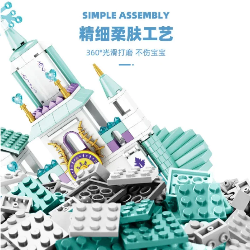 Frozen Princess Castle Bricks - KCShopping