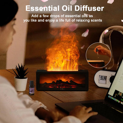 Flammenaromediffusor mit Fernbedienung 