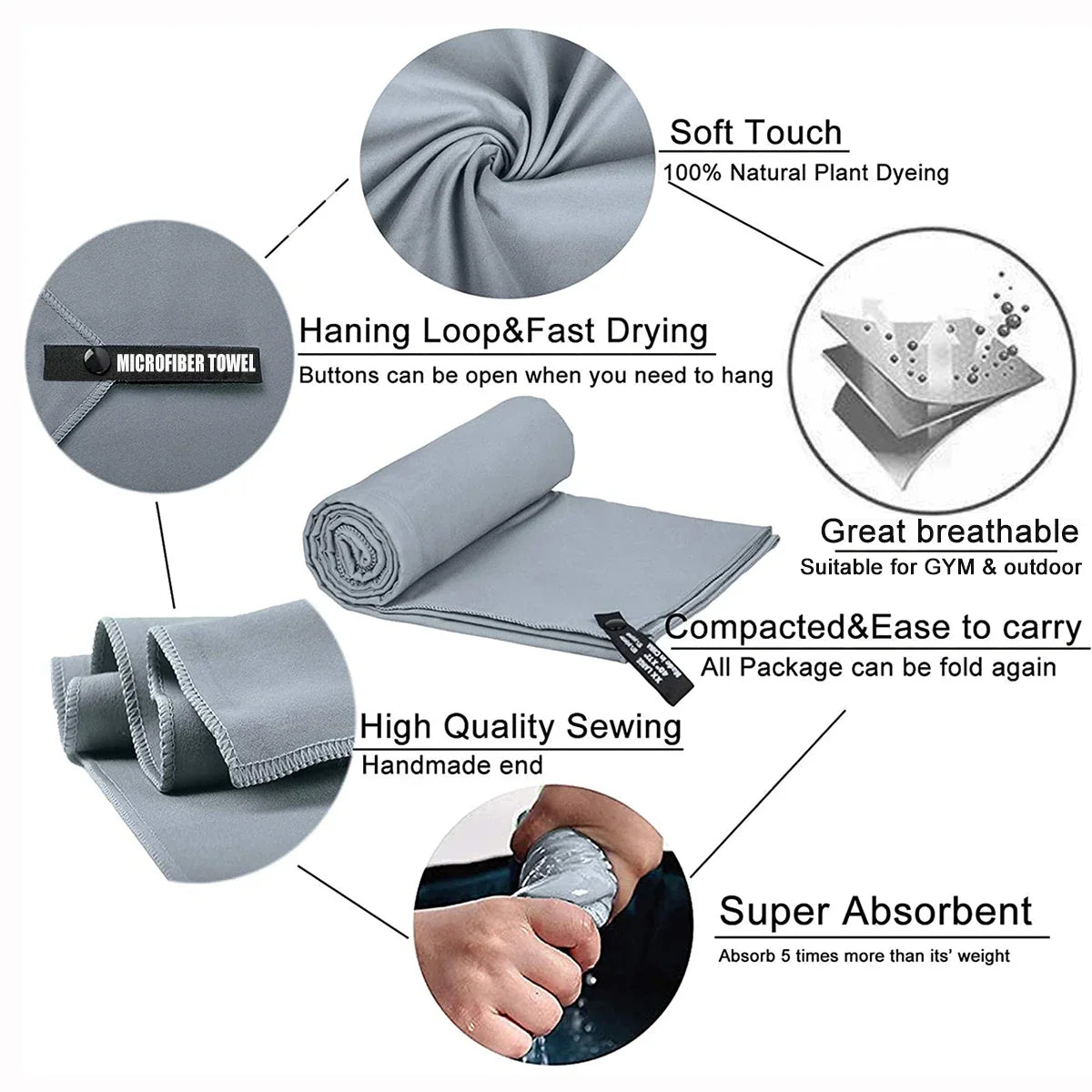 QuickDry Sports Towel