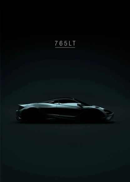 Supercar Wand Kunstdruck 