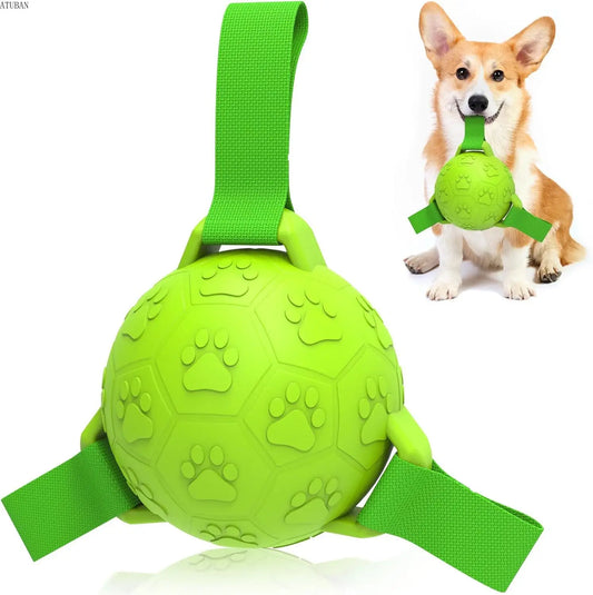 Durable Interactive Dog Soccer Ball - KCShopping