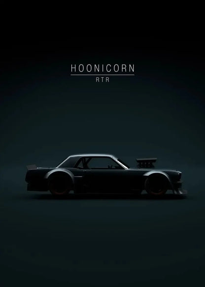 Supercar Wand Kunstdruck 