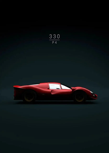 Supercar Wand Kunstdruck 