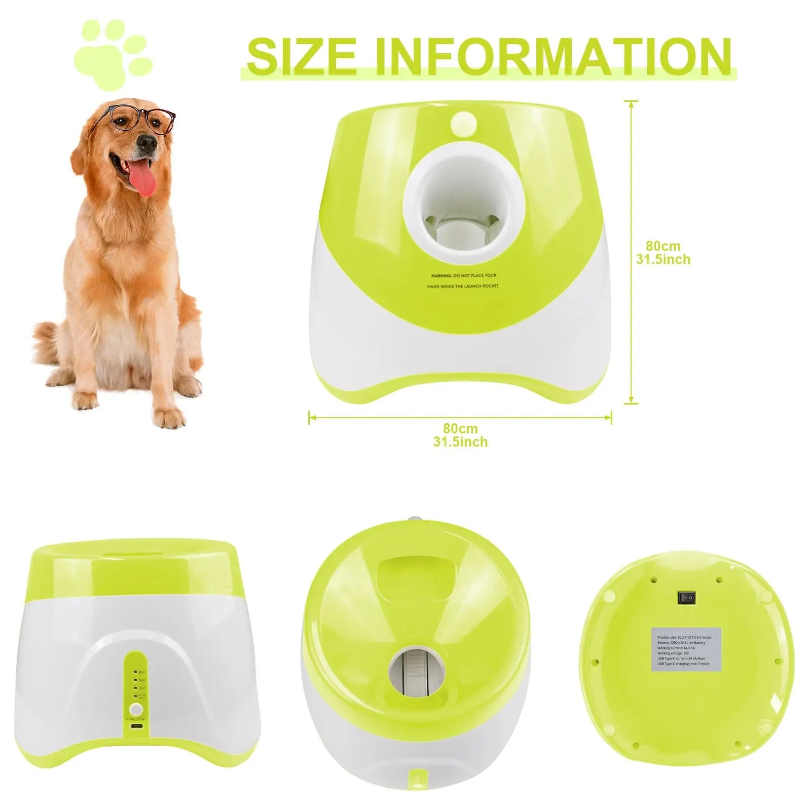 Pawsome Ball Fun Launcher - KCShopping