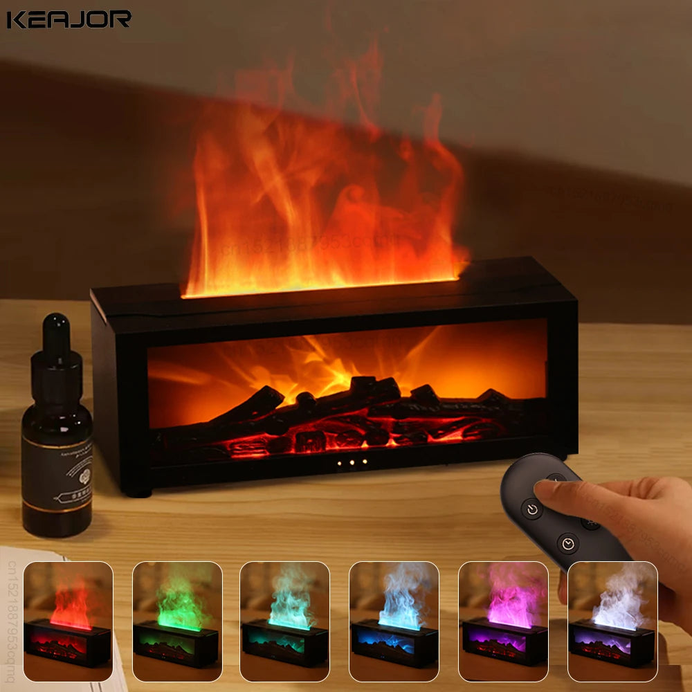 Flammenaromediffusor mit Fernbedienung 