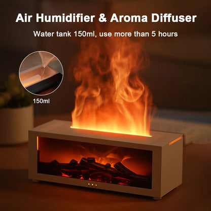 Flammenaromediffusor mit Fernbedienung 