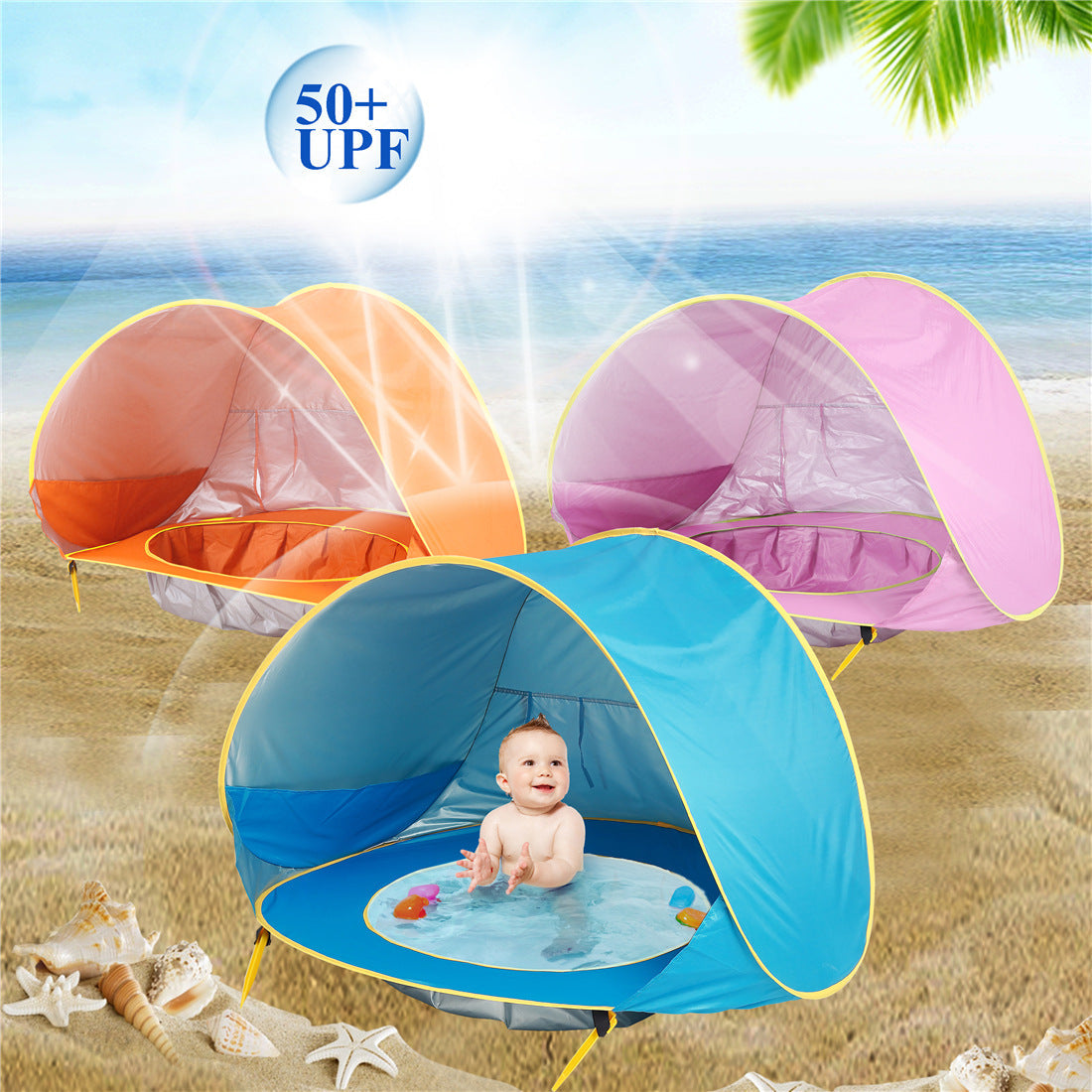 Parc de plage imperméable SunnyTots 