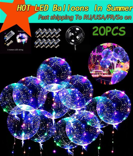 Luminary Light-String Bobo Balloons - KCShopping