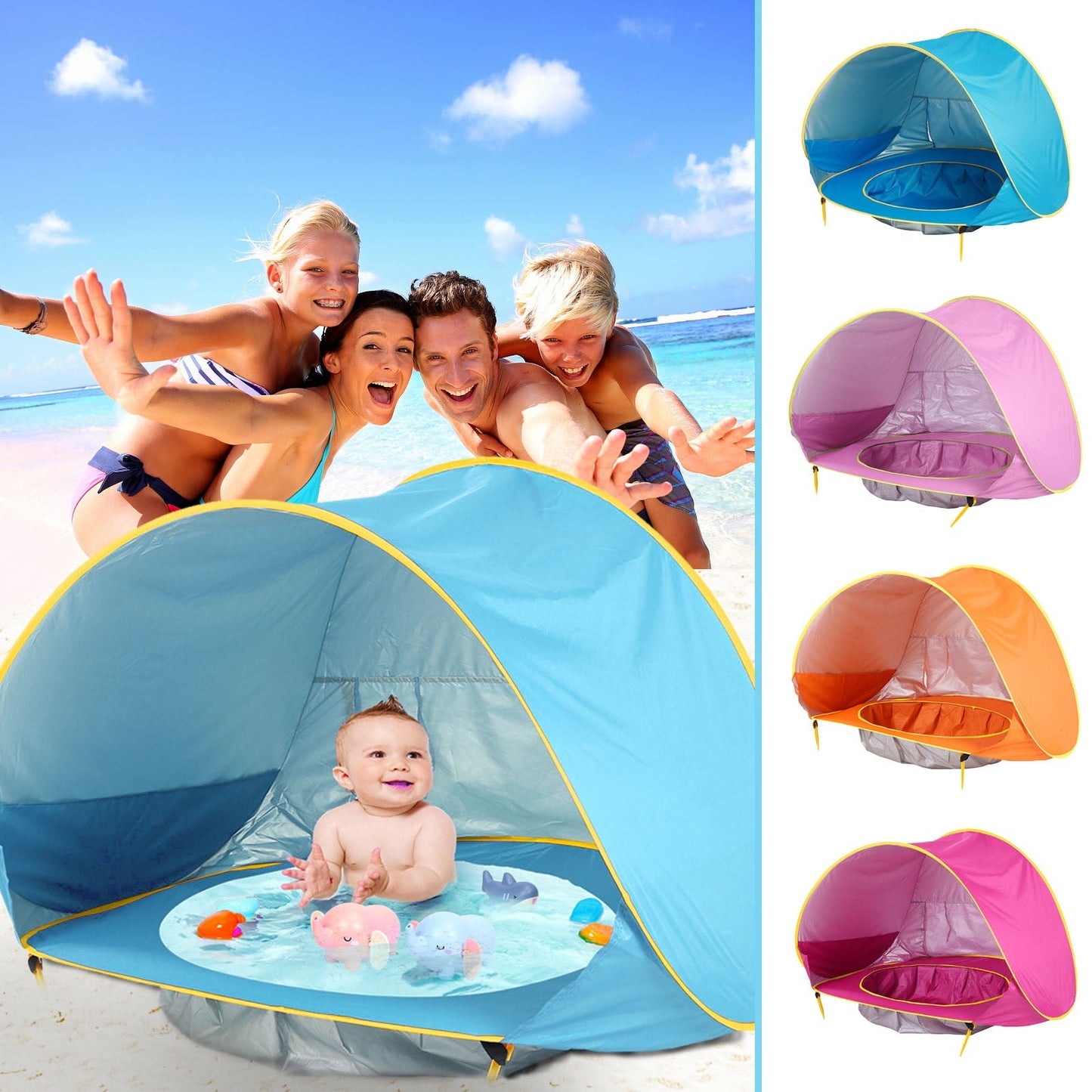 Parc de plage imperméable SunnyTots 