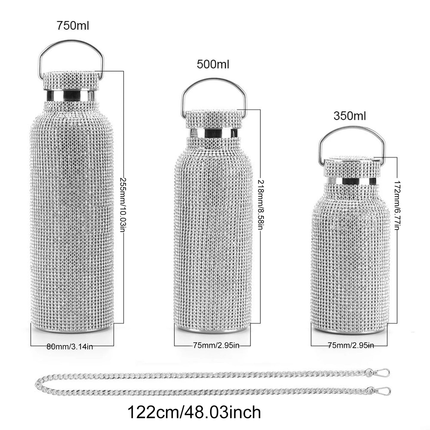 Trio de gourdes isothermes Shimmer Sip 