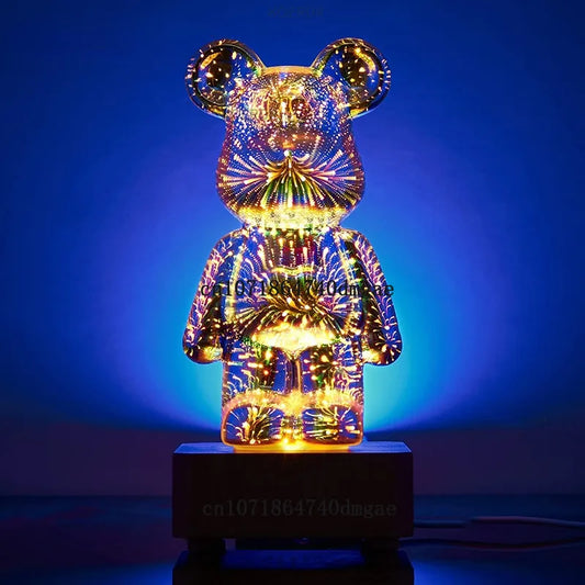 Enchanting Rainbow Fireworks Bear