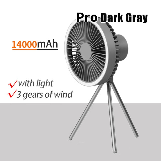 Ventilateur de camping portable 