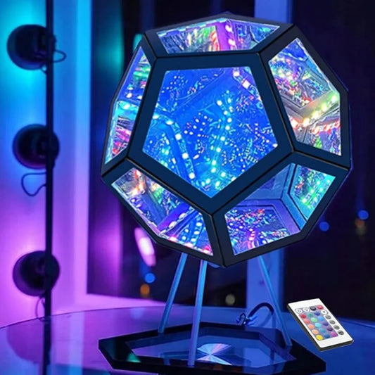 InfiniGlow: Dodecahedron Artistic Light