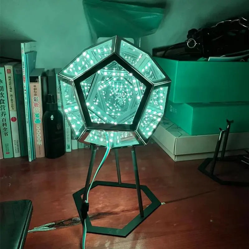 InfiniGlow: Dodecahedron Artistic Light