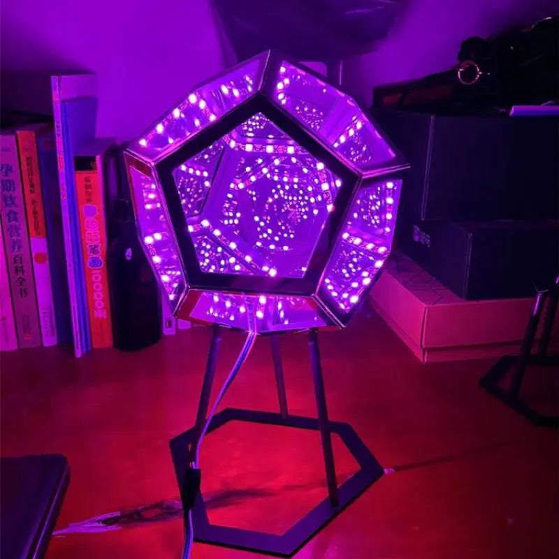 InfiniGlow: Dodecahedron Artistic Light