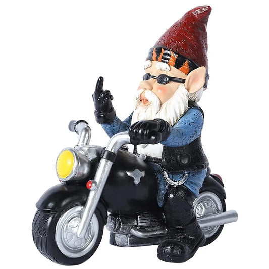 Motorcycle Riding Garden Dwarf - KCShopping