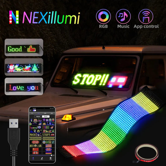 FlexiBright Matrix: Colorful LED Creativity - KCShopping