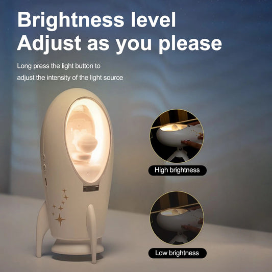 Cosmic Voyager: Astronaut Rocket Speaker
