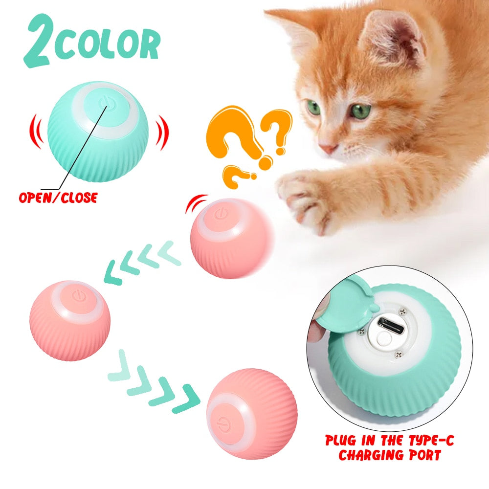 Stimulo-Cat : Balle de jeu à roulement automatique 