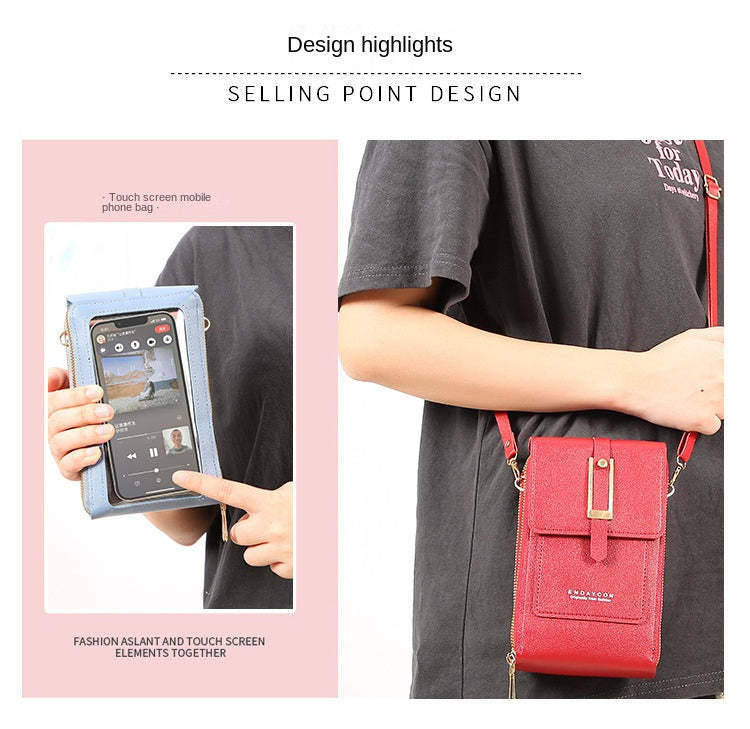 Handytasche mit Touchscreen