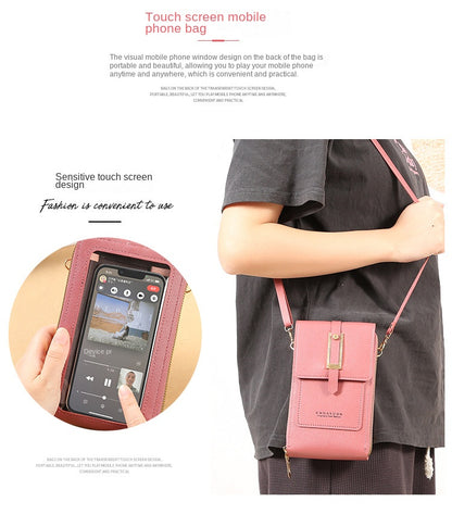 Handytasche mit Touchscreen