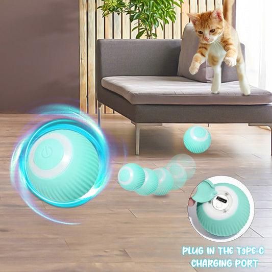 Stimulo-Cat : Balle de jeu à roulement automatique 