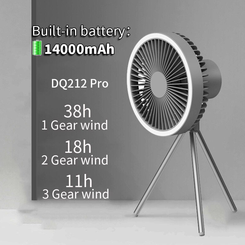 Ventilateur de camping portable 