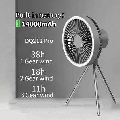 Ventilateur de camping portable 